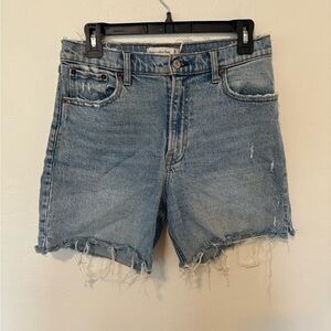 Abercrombie & Fitch Light Blue Jean Shorts